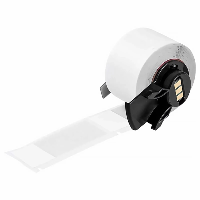 SFPS 2.5in.H x 1in.W Self-laminating Labels for M611 Printer, 100 Labels/Roll, Black on White SFPS
