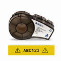 SFPS 0.75in.W x 252in.L Panel/Surface Labels with Ribbon for M210 and M211 Printers, Continuous Label/Cartridge, Black on Yellow SFPS