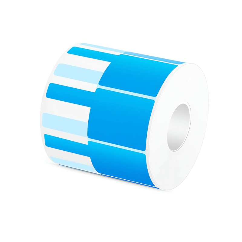 SFPS 1.57in.W x 3.54in.L Printable P-Flag Label, PET, Reel, Blue, 500Labels/Roll SFPS