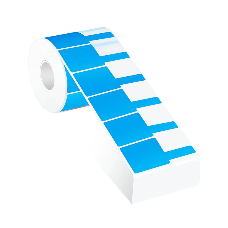 SFPS 1.57in.W x 3.54in.L Printable P-Flag Label, PET, Reel, Blue, 500Labels/Roll SFPS