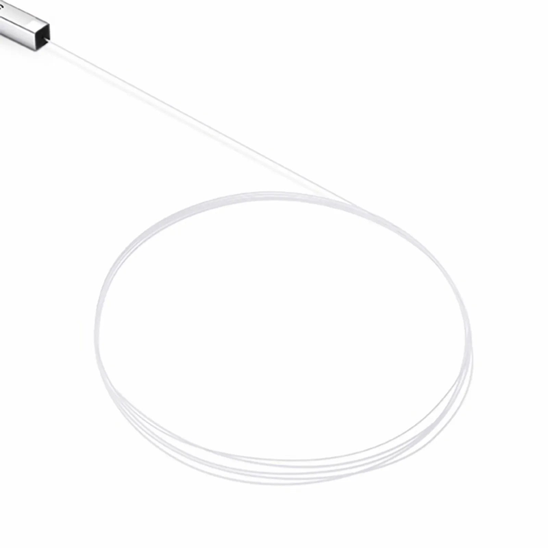 SFPS 1 x 4 PLC Fiber Splitter, Steel Tube, Bare Fiber 250m, No Connector, Singlemode SFPS