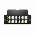 SFPS FHDA MTP®-LC Cassette, OM5 Multimode, Type AF, 24 Fibers, MTP®-24 (Male) to 12 x LC Duplex, 0.35dB Max. SFPS