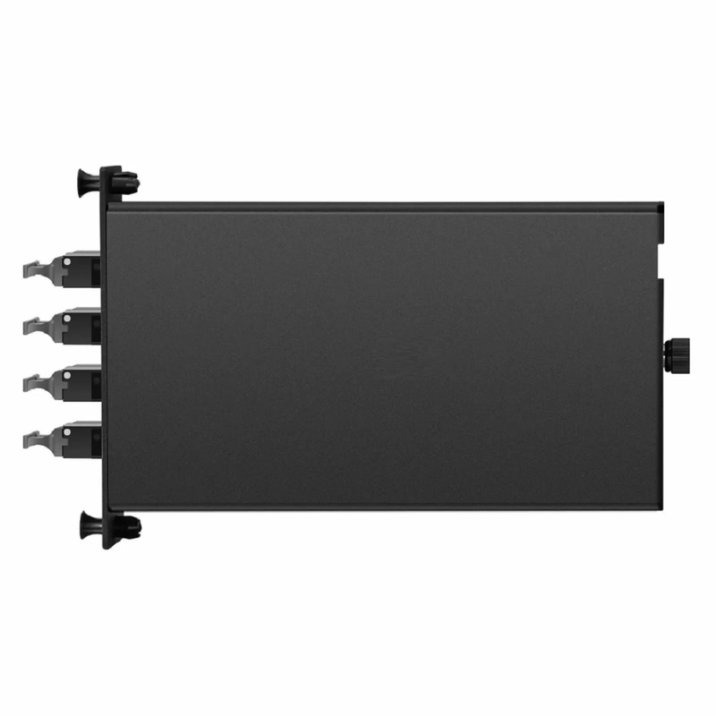 SFPS FHDA LC Splice Cassette with Pigtails, 24 Fibers OM4 Multimode,12 x LC UPC Duplex (Aqua), 0.3dB Max. SFPS