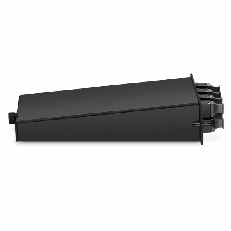 SFPS FHDA LC Splice Cassette with Pigtails, 24 Fibers OS2 Single Mode, 12 x LC APC Duplex (Green), 0.3dB Max. SFPS