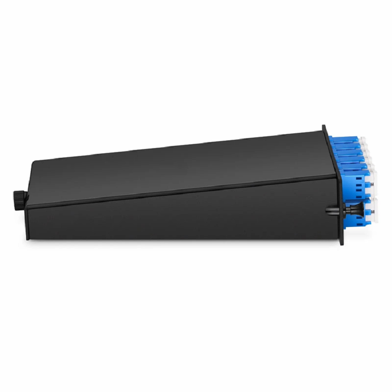 SFPS FHDA LC Splice Cassette with Pigtails, 24 Fibers OS2 Single Mode,12 x LC UPC Duplex (Blue), 0.3dB Max. SFPS