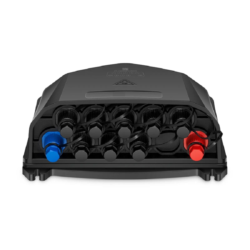 SFPS Fully Pre-Terminated End Box for Quick ODN, 9 ports, Hot-Melting (Non-open), 1x 8 splitter, SC Hardened Adapter, Insertion Loss 10.8dB, Return Loss 55dB, PP+GF, IP68, Wall/Pole/Aerial, Indoor/Outdoor SFPS