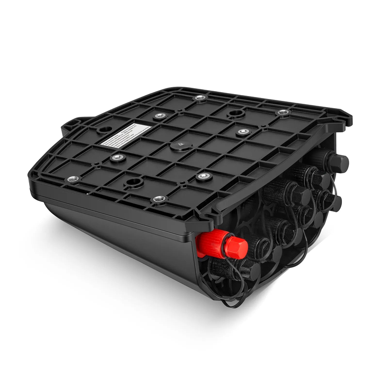 SFPS Fully Pre-Terminated End Box for Quick ODN, 9 ports, Hot-Melting (Non-open), 1x 8 splitter, SC Hardened Adapter, Insertion Loss 10.8dB, Return Loss 55dB, PP+GF, IP68, Wall/Pole/Aerial, Indoor/Outdoor SFPS