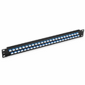 SFPS FHUA 1U 19'' Fiber Adapter Panel, 96 Fibers OS2 Single Mode, 48 x LC UPC Duplex (Blue) Adapter, Ceramic Sleeve SFPS