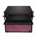 SFPS FHDA High Density 4U Rack Mount Enclosure Unloaded, Sliding Drawer, Holds up to 12 x FHDA Cassettes, Panels or Splice Trays, 432 Fibers (LC) SFPS