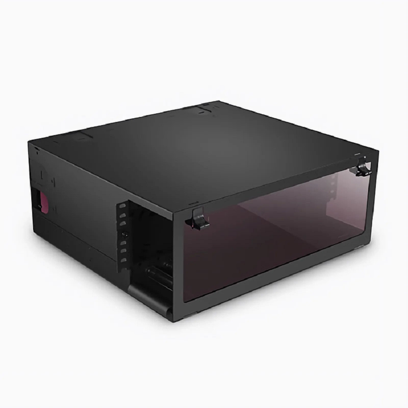 SFPS FHDA High Density 4U Rack Mount Enclosure Unloaded, Sliding Drawer, Holds up to 12 x FHDA Cassettes, Panels or Splice Trays, 432 Fibers (LC) SFPS