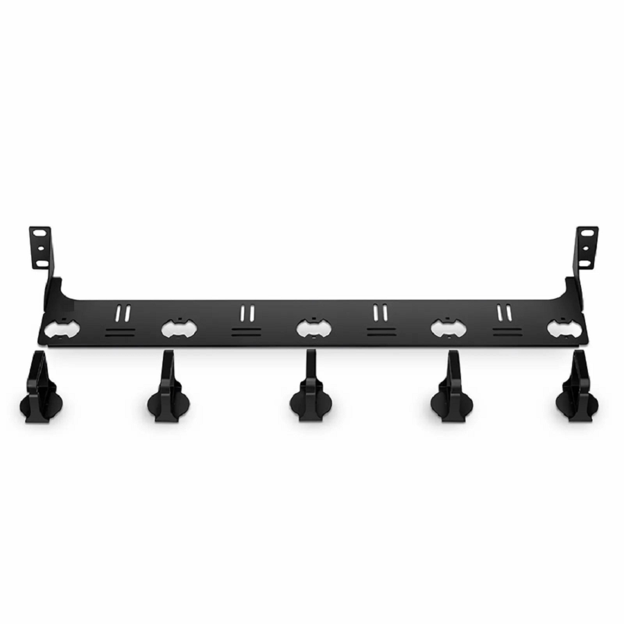 SFPS FHDA High Density 1U Rack Mount Blank Enclosure Unloaded, Detachable Cable Management Lacer Panel and Bar, Holds up to 4 x FHDA Panels, 144 Fibers (LC) SFPS