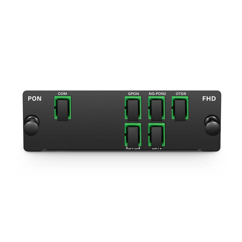 SFPS FHD-WDM53CO, PON Coexistence Element (CEx) WDM for GPON/XG(S)-PON/NG-PON2/CATV/OTDR, SC/APC, FHDA Cassette SFPS