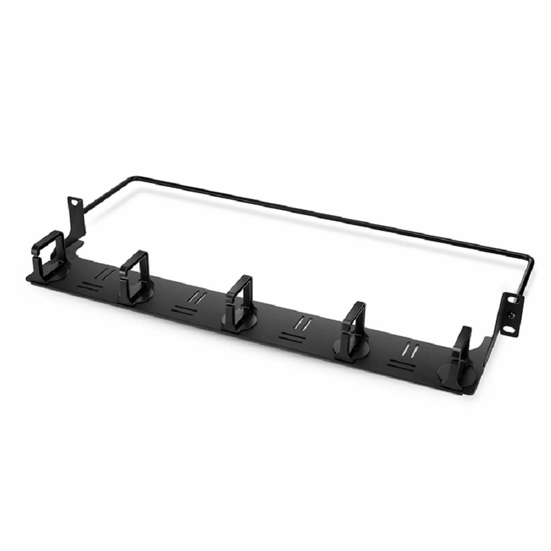 SFPS FHDA High Density 1U Rack Mount Blank Enclosure Unloaded, Detachable Cable Management Lacer Panel and Bar, Holds up to 4 x FHDA Panels, 144 Fibers (LC) SFPS