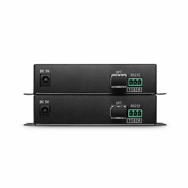 SFPS 4K HDMI Extender Set with Audio, EDID and RS232 via Single LC Fiber for 10km SFPS