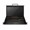 SFPS 8-Port Cat5 1U Rack-Mount KVM Over IP Switch with 17" Full HD LCD, 8 x RJ45 to VGA Interface Modules Included SFPS
