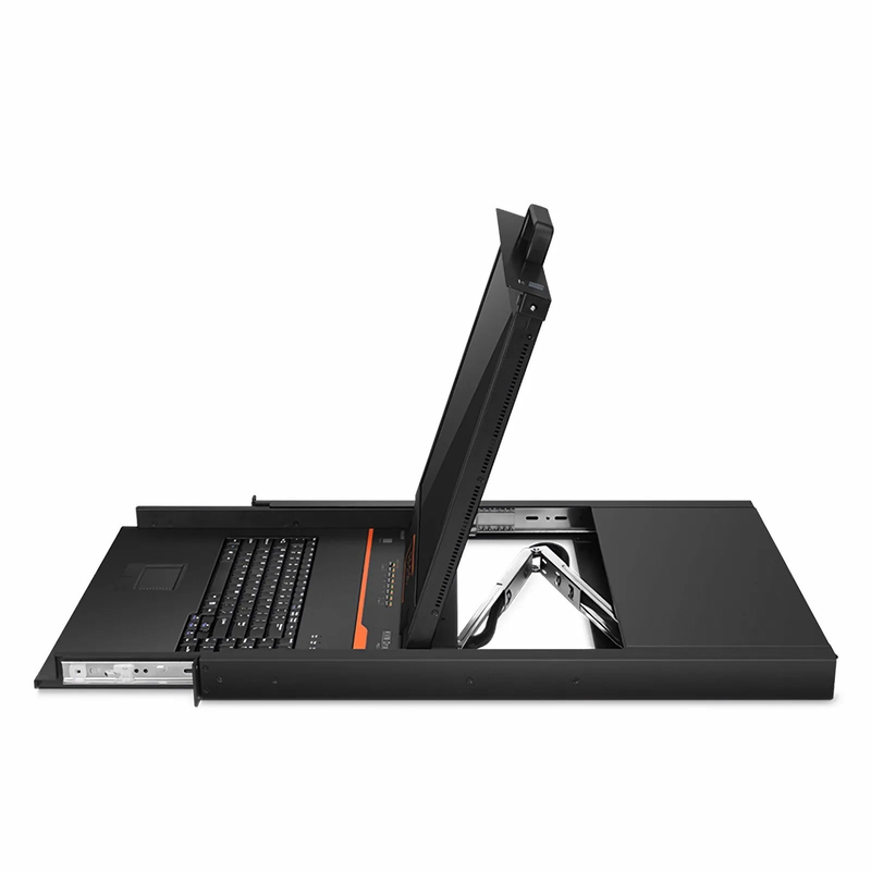 SFPS 8-Port Cat5 1U Rack-Mount KVM Over IP Switch with 19" LED, 8 x RJ45 to VGA Interface Modules Included SFPS