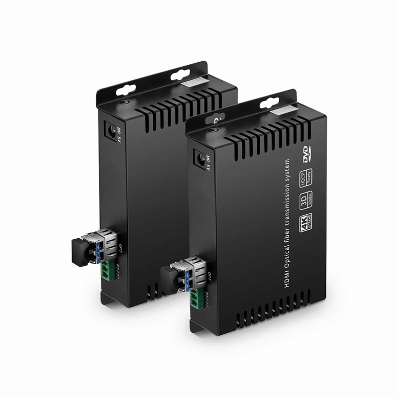 SFPS 4K HDMI Extender Set with Audio, EDID and RS232 via Single LC Fiber for 10km SFPS