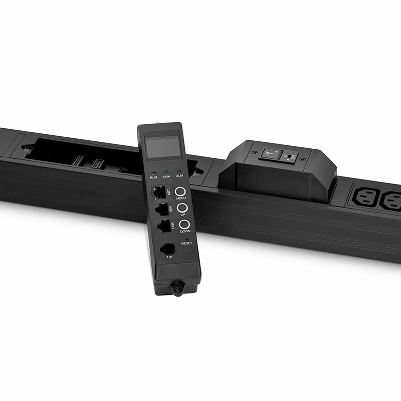 SFPS 7.36kW Single-Phase 32A/230V Monitored Rack PDU, 36 x C13 & 6 x C19 Outlets, IEC 309 32A 2P+E Plug, 10ft Cord, 0U Vertical SFPS