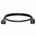 SFPS 3ft (0.9m) IEC60320 C14 to IEC60320 C15 14AWG 250V/15A Power Cord, Black SFPS