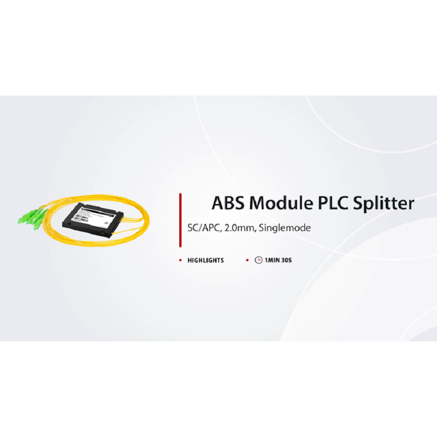 SFPS 1 x 32 PLC Fiber Splitter, Splice/Pigtailed ABS Module, 2.0mm, SC/APC, Singlemode SFPS