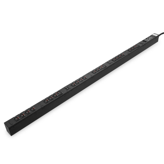 SFPS 23kW 3-Phase 32A/415V Switched Rack PDU, 21 x C13 & 3 x C19 Outlets, IEC309 32A 3P+N+PE Plug, 10ft Cord, 0U Vertical SFPS