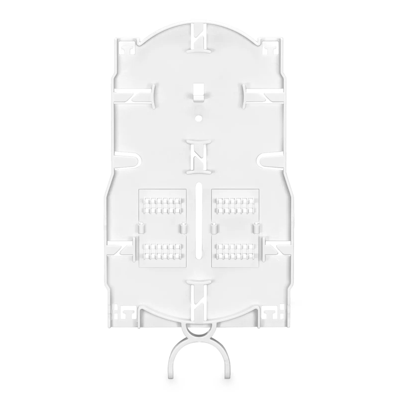 SFPS 24 Fibers Fusion Splice Tray for Heat-Shrink Fusion Splices, 0.39" x 4.72" x 8.98", Suitable for FS-S008-1O4R-6-24F, FS-S008R-1O6R-10-24F SFPS