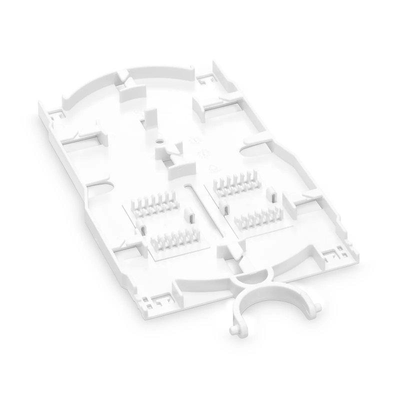 SFPS 24 Fibers Fusion Splice Tray for Heat-Shrink Fusion Splices, 0.39" x 4.72" x 8.98", Suitable for FS-S008-1O4R-6-24F, FS-S008R-1O6R-10-24F SFPS