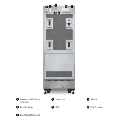 SFPS APC Easy UPS 3S, 40kVA/40kW, 208V, Hard Wire 4-wire Output (3PH+ G), Parallel up to 4UPSs SFPS