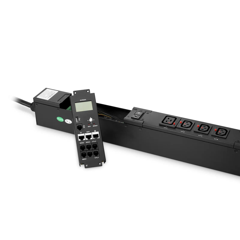 SFPS 23kW 3-Phase 32A/415V Switched Rack PDU, 21 x C13 & 3 x C19 Outlets, IEC309 32A 3P+N+PE Plug, 10ft Cord, 0U Vertical SFPS