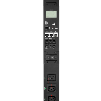 SFPS 7.20kW Single-Phase 30A/240V Switched Rack PDU, 21 x C13 & 3 x C19 Outlets, NEMA L6-30P Plug, 10ft Cord, 0U Vertical SFPS