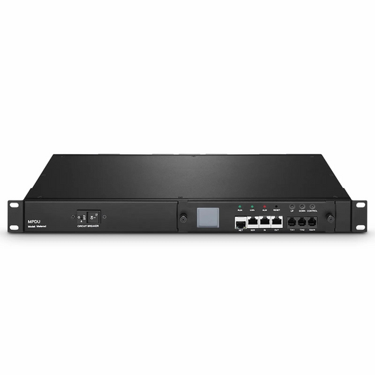 SFPS 1.20kW Single-Phase 10A/120V Monitored Rack PDU, 8 x C13 Outlets, IEC320 C14 Plug, 6.6ft Cord, 1U Rack-Mount SFPS
