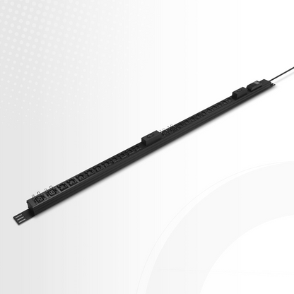 SFPS 7.36kW Single-Phase 32A/230V Metered Rack PDU, 20 x C13 & 4 x C19 Outlets, IEC309 32A 2P+E Plug, 10ft Cord, 0U Vertical SFPS