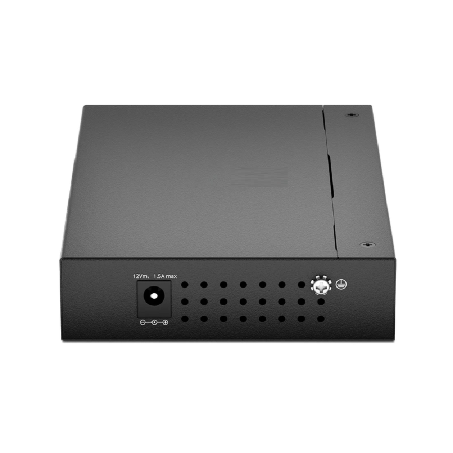 SFPS Managed 1x 100M/1G/2.5G/5G/10GBase-T RJ45 to 2x 10GBase-X SFP+ 10Gigabit Ethernet Media Converter, American Plug Standard SFPS