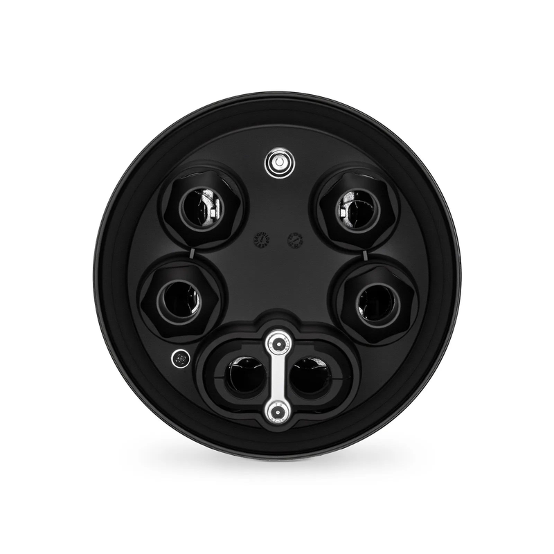 SFPS 144 Fibers Dome Fiber Optic Splice Closure, 1 Oval Port and 4 Round Ports, Mechanical Seal, with 1 Pre-installed Splice Tray SFPS