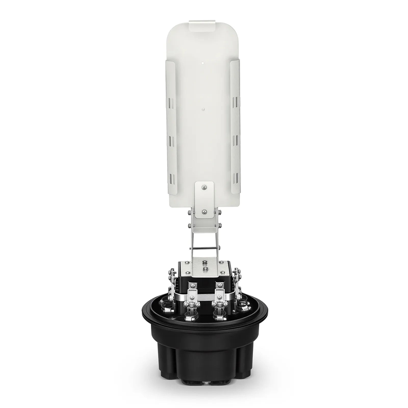 SFPS 288 Fibers 1In-6Out Dome Fiber Optic Splice Closure, Mechanical Seal, with 1 Pre-installed Fusion Splice Tray SFPS