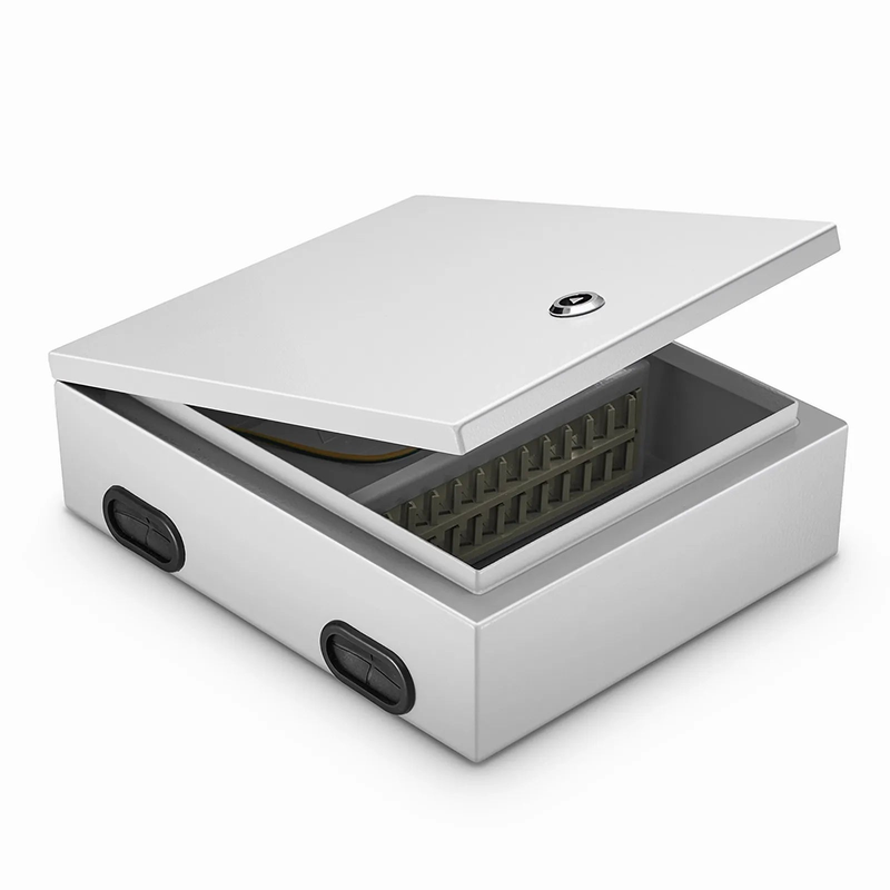 SFPS 24 Fibers Optic Distribution Box, SC A/U and LC, Steel, Wall Mount, Indoor SFPS