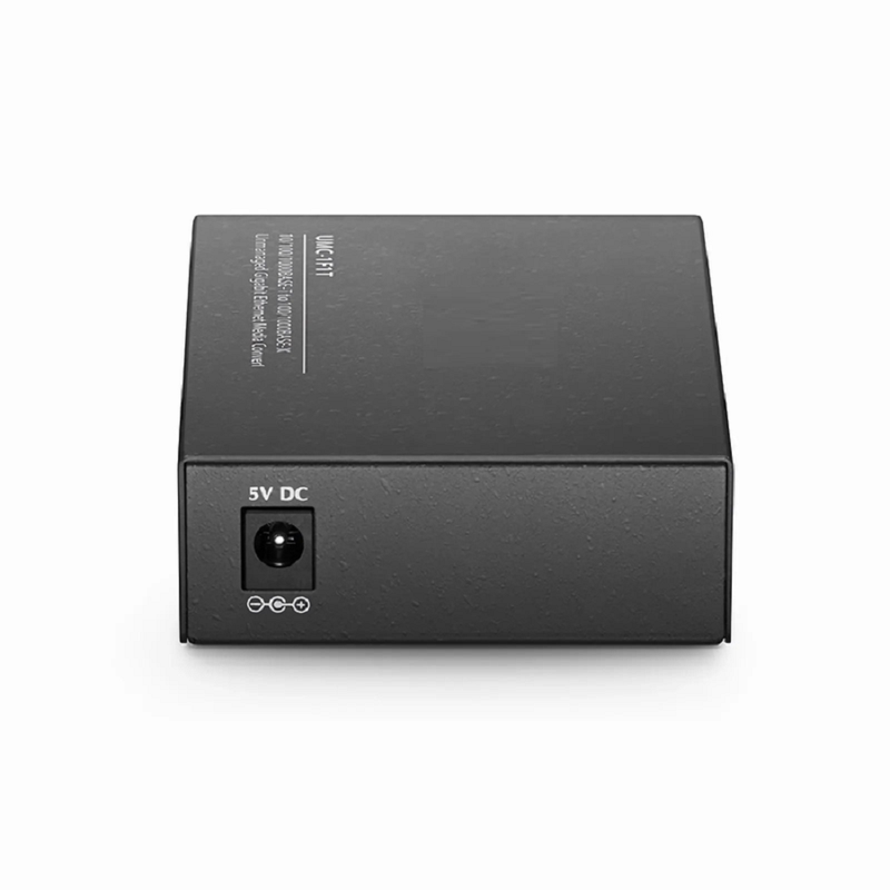 SFPS Unmanaged 1x 10/100/1000Base-T RJ45 to 1x 100/1000Base-X SFP Gigabit Ethernet Media Converter, American Plug Standard SFPS