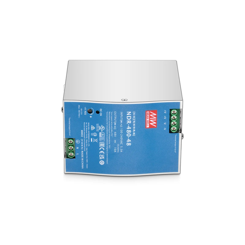 SFPS 480W 48VDC Slim DIN Rail Economical Industrial Power Supply with PFC Function SFPS