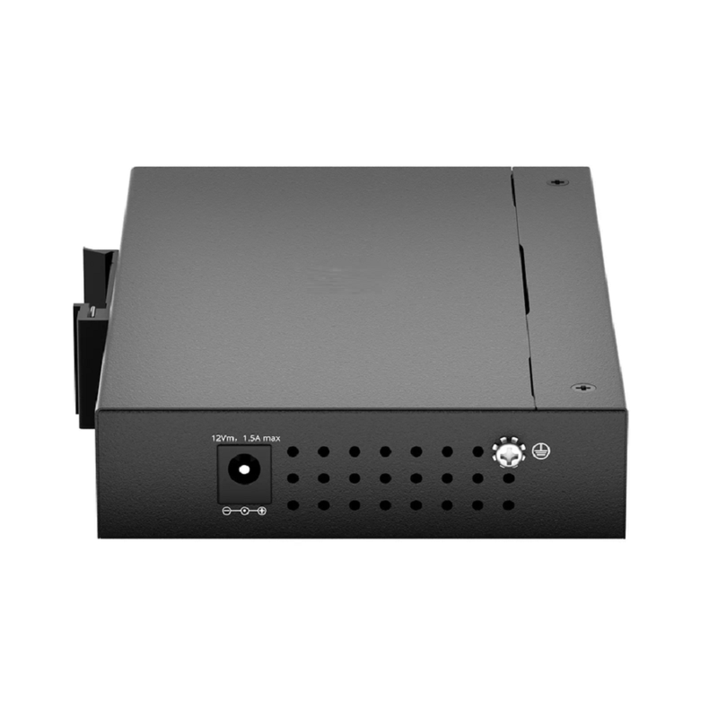 SFPS Managed 1x 10GBase-X to 1x 10GBase-X 2SFP+ 10Gigabit Ethernet Media Converter, European Plug standard SFPS