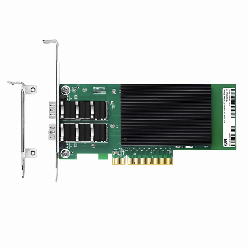 SFPS Intel X710-BM2 Based Ethernet Network Interface Card, 10G Dual-Port SFP+, PCIe 3.0 x 8, Comparable to Intel X710-DA2, Full Height&Low Profile SFPS