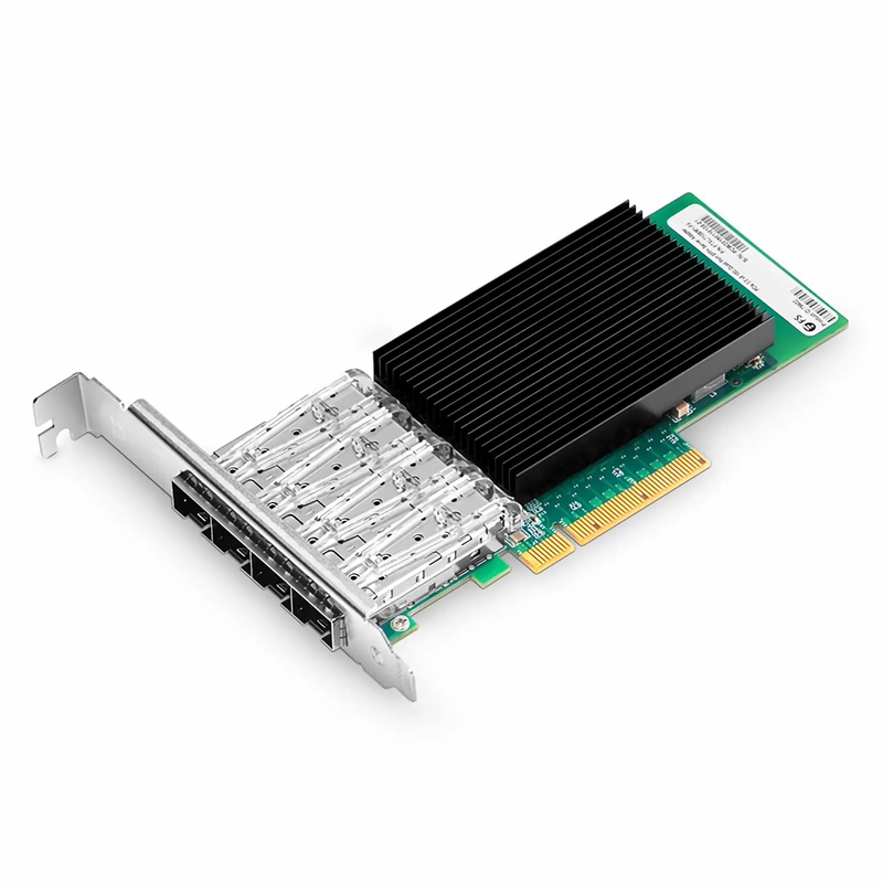 SFPS Intel XL710-BM1 Based Ethernet Network Interface Card, 10G Quad-Port SFP+, PCIe 3.0 x 8, Comparable to Intel X710-DA4, Full Height&Low Profile SFPS