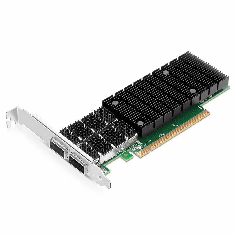 SFPS Intel E810-CAM2 Based Ethernet Network Interface Card, 100G Dual-Port QSFP28, PCIe 4.0 x 16, Comparable to Intel E810-CQDA2, Full Height&Low Profile SFPS