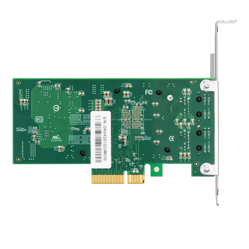 SFPS Intel X550-AT2 Based Ethernet Network Interface Card, 10GBase-T Dual-Port, PCIe 3.0 x 4, Comparable to Intel X550-T2, Full Height&Low Profile SFPS