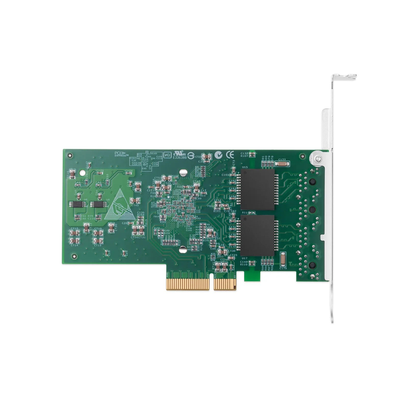SFPS Intel I350-AM4 Based Ethernet Network Interface Card, 1G Quad-Port RJ45, PCIe 2.0 x4, Comparable to Intel I350-T4V2, Tall&Short Bracket SFPS
