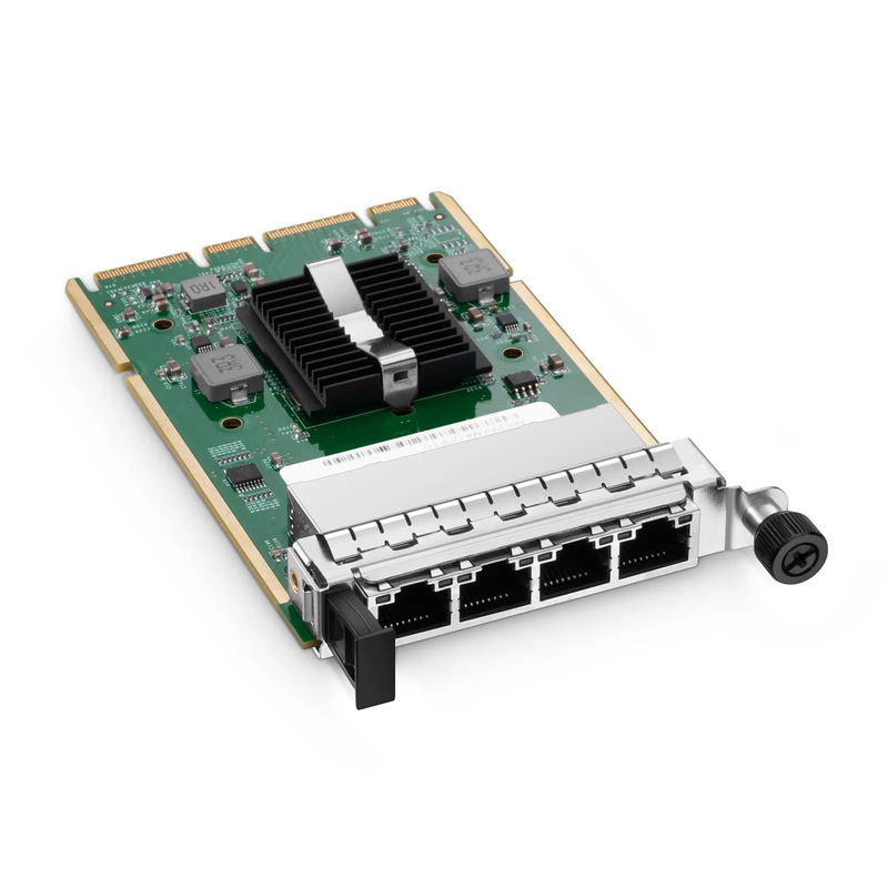 SFPS Intel I350-AM4 Based Ethernet Network Interface Card, 1G Quad-Port RJ45, OCP3.0, PCIe 2.0 x4, Comparable to Intel I350-T4, Tall&Short Bracket SFPS