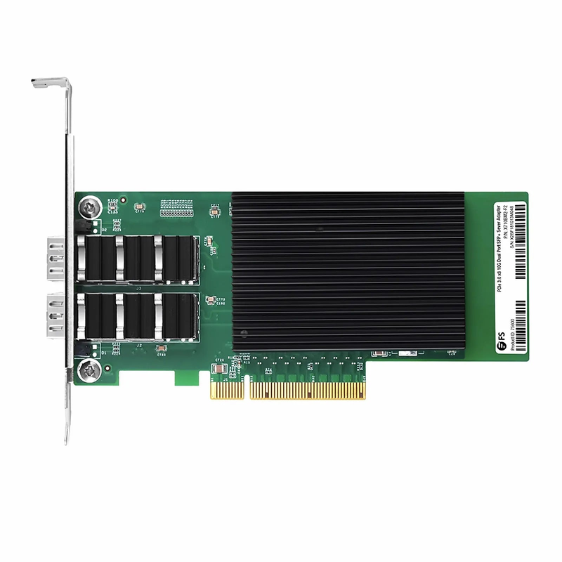 SFPS Intel X710-BM2 Based Ethernet Network Interface Card, 10G Dual-Port SFP+, PCIe 3.0 x 8, Comparable to Intel X710-DA2, Full Height&Low Profile SFPS