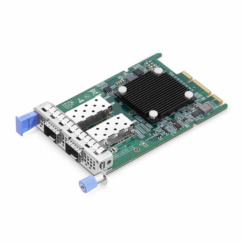 SFPS Intel X710-BM2 Based Ethernet Network Interface Card, 10G Dual-Port SFP+, OCP 3.0, PCIe 3.0 x 8, Comparable to Intel X710-DA2 OCP 3.0, Thumbscrew (Pull-tab) Bracket SFPS