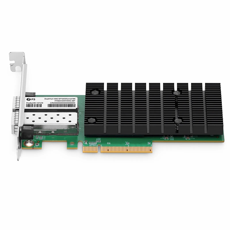 SFPS Intel E810-XXVAM2 Based Ethernet Network Interface Card, 25G Dual-Port SFP28, PCIe 4.0 x 8, Comparable to Intel E810-XXVDA2, Full Height&Low Profile SFPS