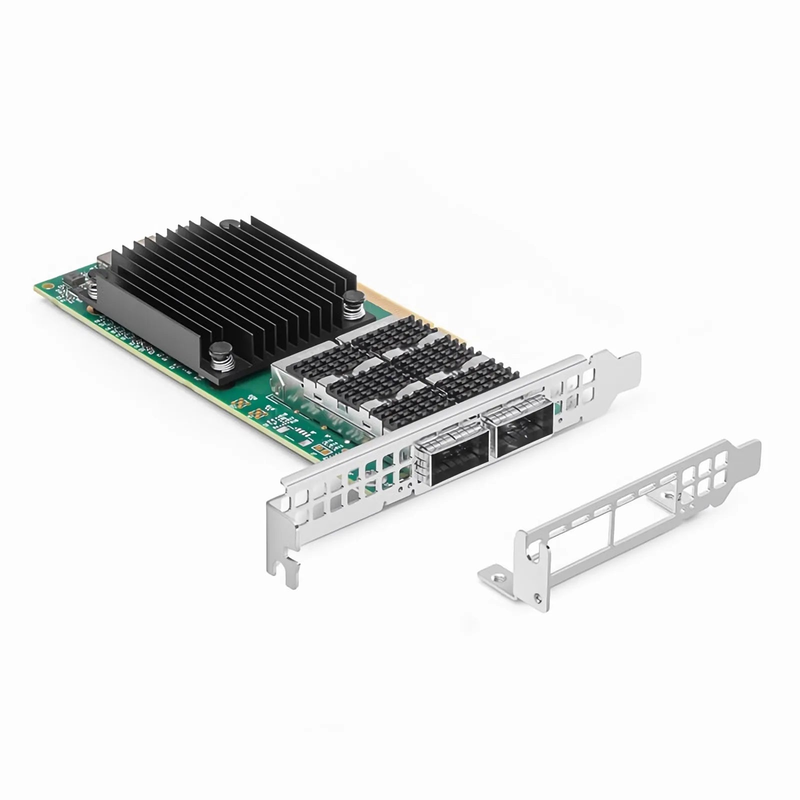 SFPS NVIDIA Mellanox MCX623106AN-CDAT ConnectXA®-6 Dx EN Network Interface Card, 100GbE Dual-Port QSFP56, PCIe4.0 x 16, Tall&Short Bracket SFPS