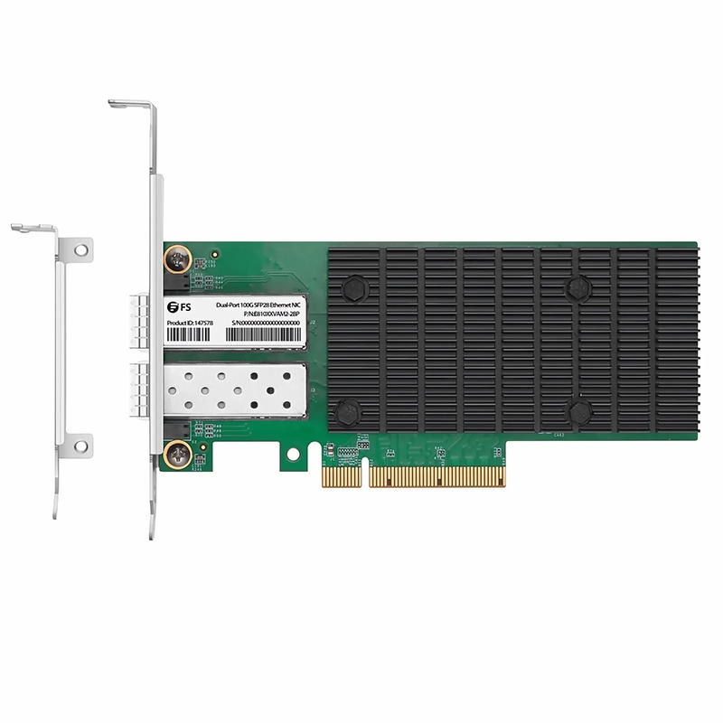 SFPS Intel E810-XXVAM2 Based Ethernet Network Interface Card, 25G Dual-Port SFP28, PCIe 4.0 x 8, Comparable to Intel E810-XXVDA2, Full Height&Low Profile SFPS